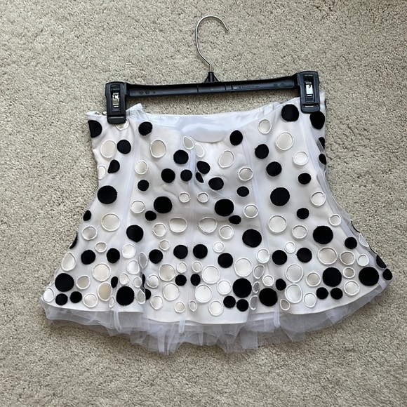 Polka Dot Strapless Toole Corset Top - Picture 3 of 8